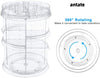 Antate Makeup Organizer 360 Degree Rotation 7 Layers Adjustable Storage Different Kinds of Cosmetics Multi-Function Large Capacity Makeup Storage Organizer Great for Bathroom Dresser Vanity